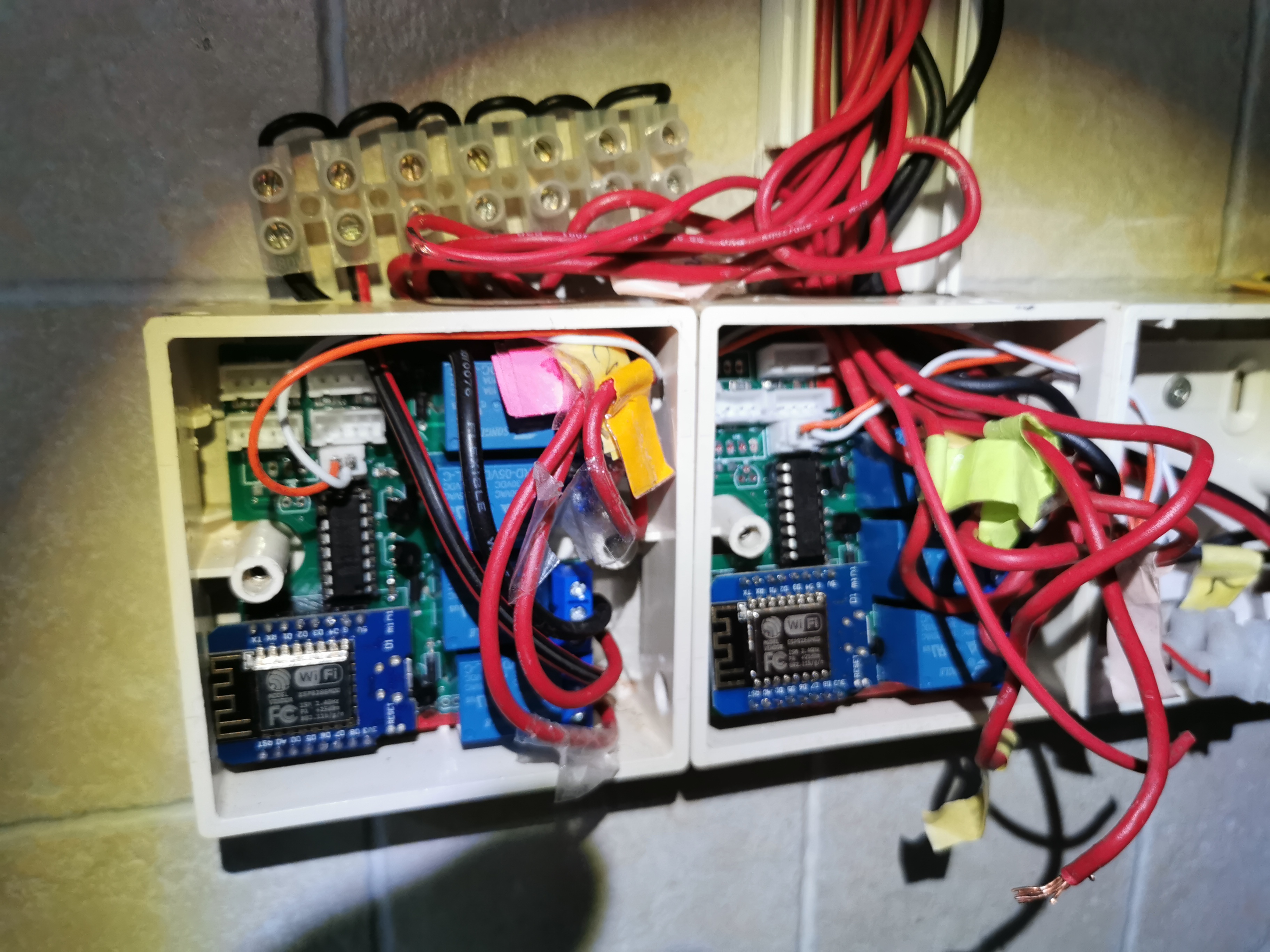 Circuit Board Installed in Socket Box